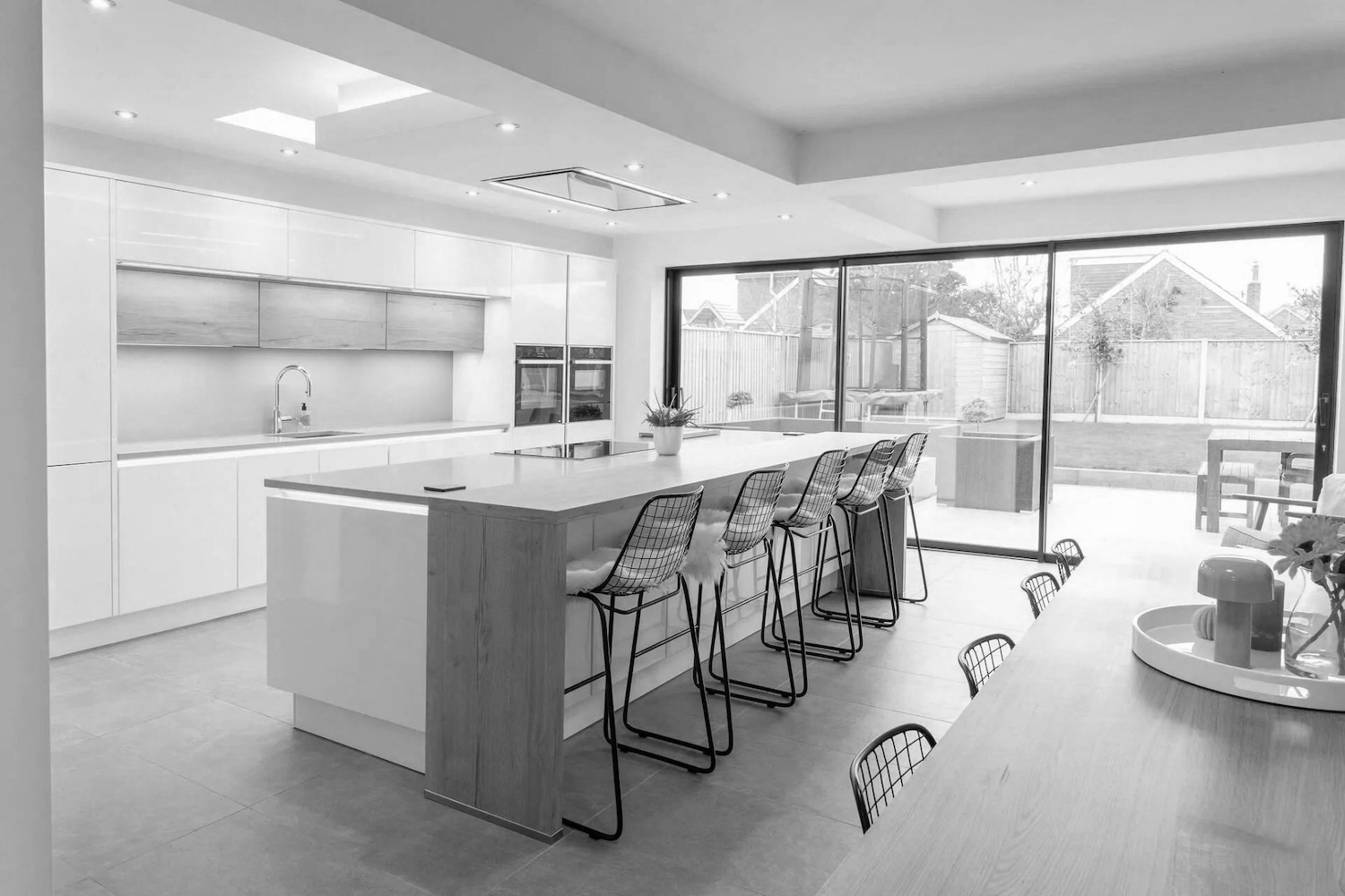 building work in Preston stunning open plan kitchen