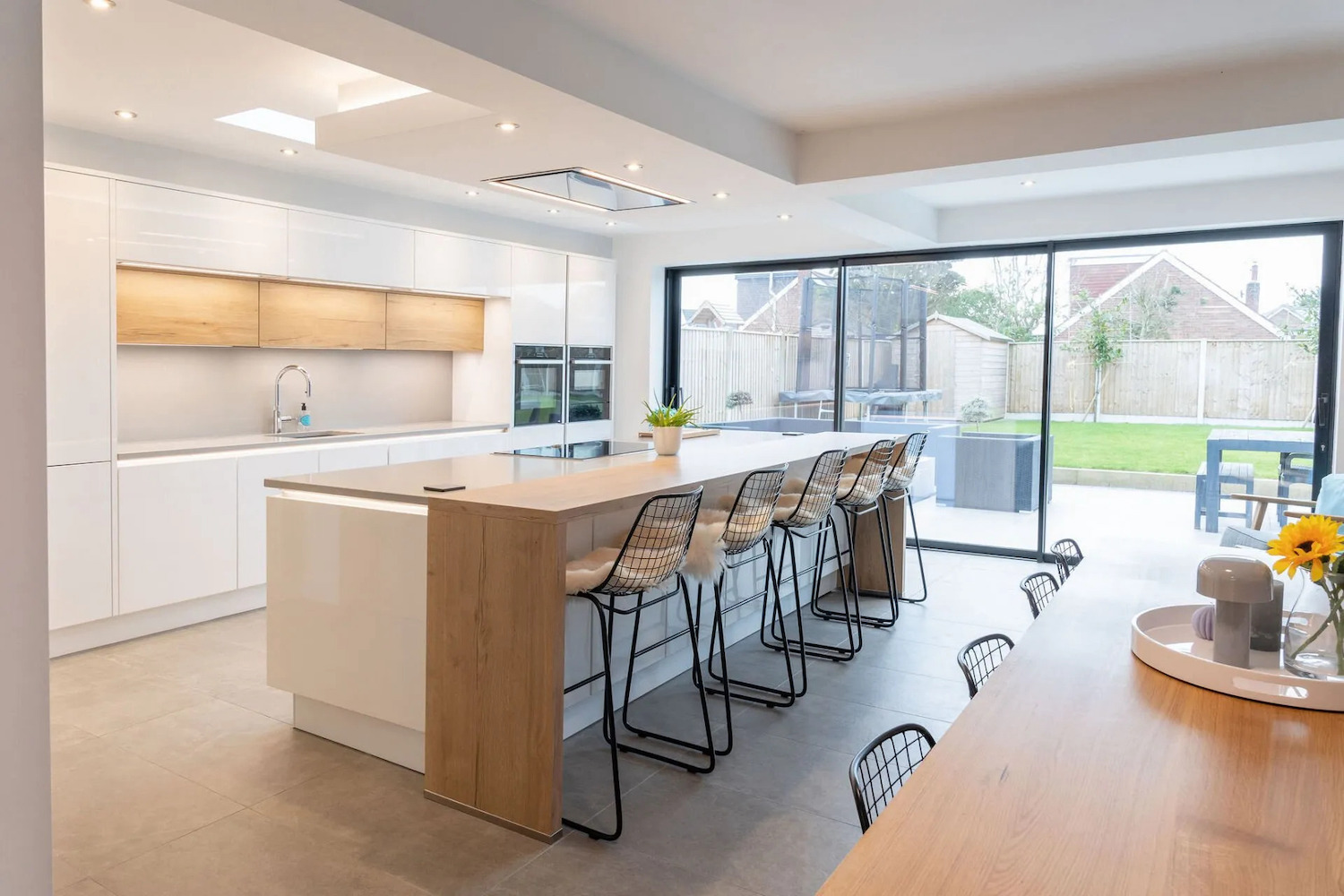 building work in Preston stunning open plan kitchen
